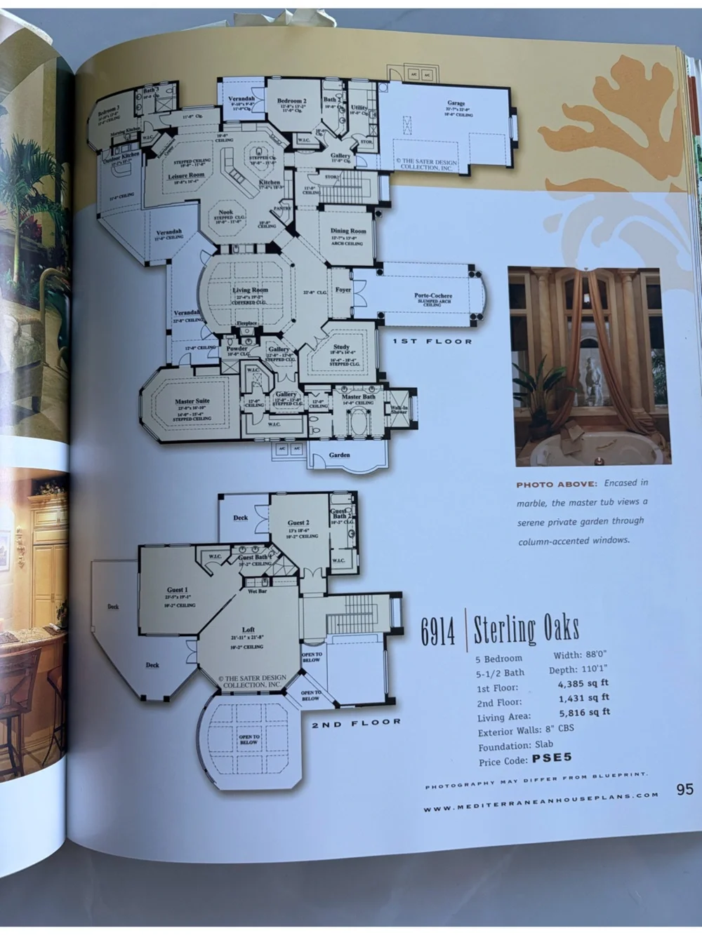 Mediterranean Home Plans paperback Book
